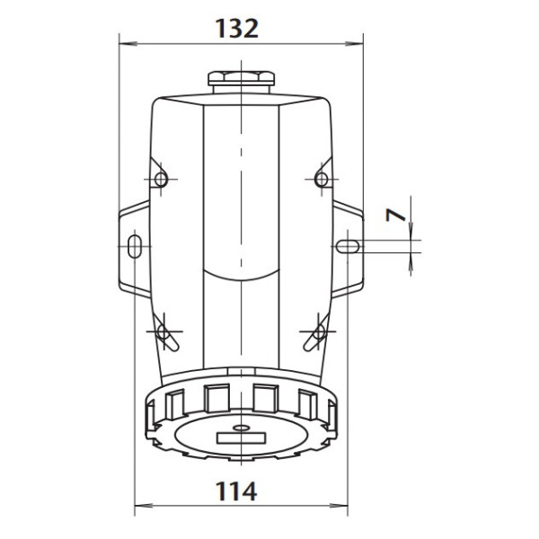 Настенный разъем Sez IZG6343 - фото №6
