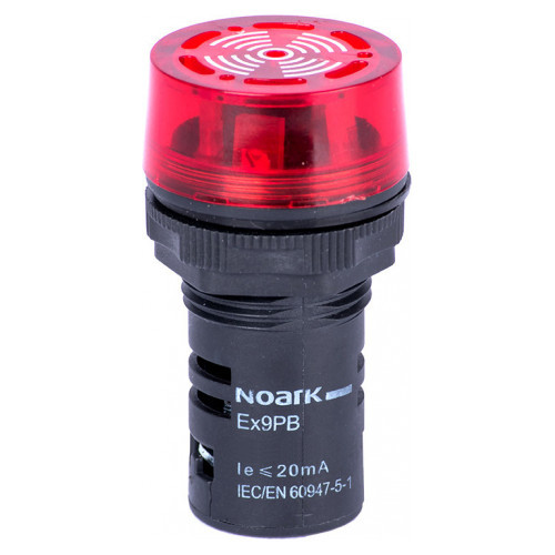 Зуммер NOARK Ex9PB B r 230В AC мигающий красный (105705)