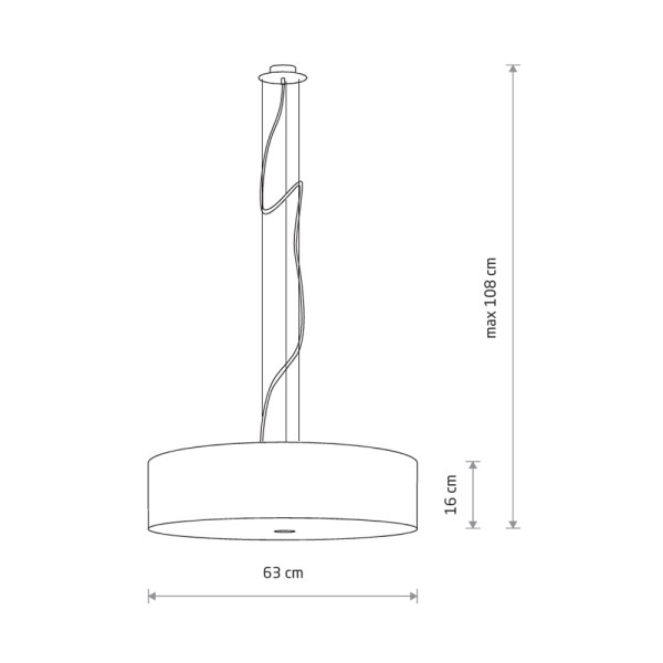 Люстра Nowodvorski 6774 Viviane E27 3x25W IP20 черная - фото №2