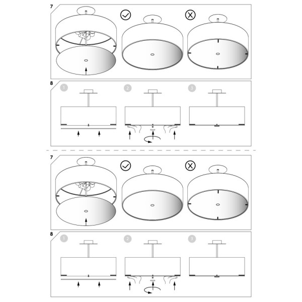 Люстра Nowodvorski 6774 Viviane E27 3x25W IP20 черная - фото №3