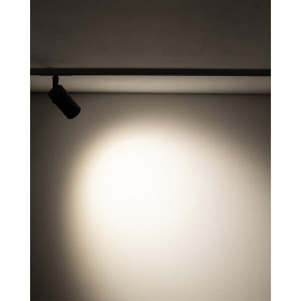 Магнітний трековий світильник Nowodvorski 11716 NANO-LVM Spot Zoom LED 1x15W 3000K 500Lm IP20 чорний - фото №2