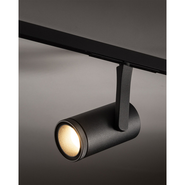 Магнітний трековий світильник Nowodvorski 11716 NANO-LVM Spot Zoom LED 1x15W 3000K 500Lm IP20 чорний - фото №3