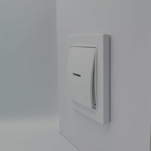 Вимикач Nilson Thor білий 1кл з підсвіткою ( 27111002 ) - фото №2