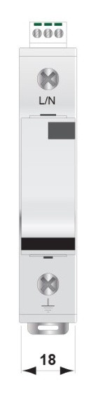 Ограничитель перенапряжения ETI 002442900 ETITEC V T12 280/12.5 (1+0) - фото №2