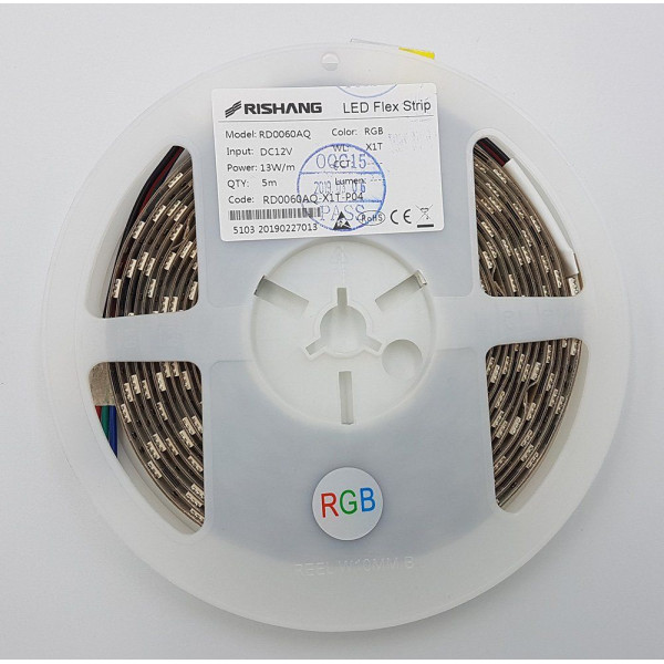 LED лента RISHANG 60-5050-12V-IP33 12.9W RGB 5м (RD0060AQ) - фото №6