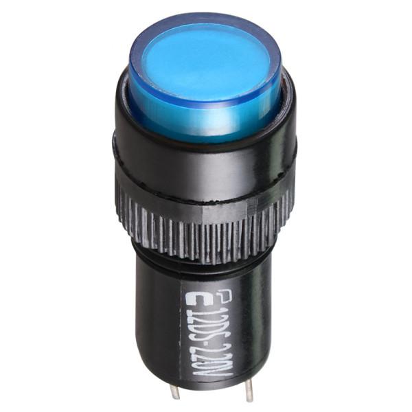 Сигнальна арматура Аско-Укрем AD22E-12DS 220В АС синя (A0140030186) - фото №1