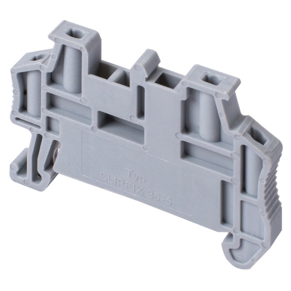 Фиксатор для наборных клеммных колодок E.Next e.tc.din.spring.end на DIN-рейке (s070021)