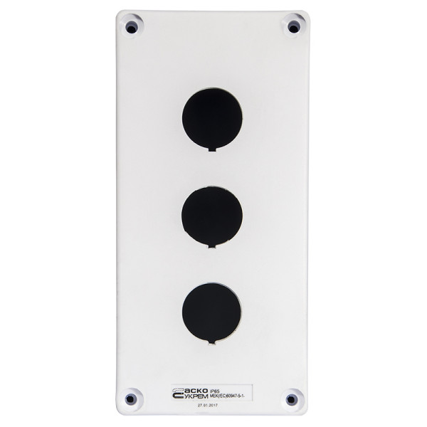 Корпус 3-местный Аско-Укрем HJ9-3 белый (A0140020037) - фото №2