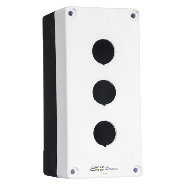 Корпус 3-местный Аско-Укрем HJ9-3 белый (A0140020037) - фото №4