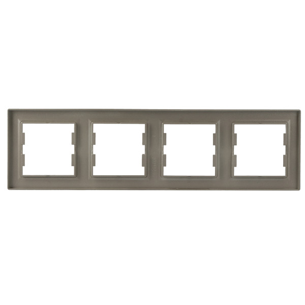 Рамка четырехместная бронза Asfora, EPH5800469 - фото №4