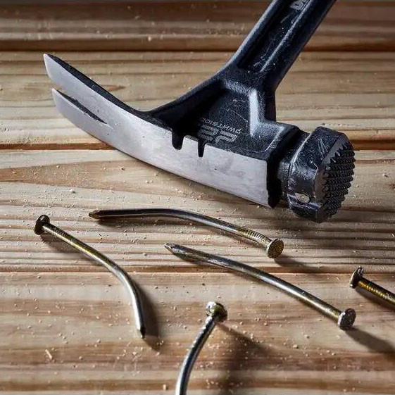 Цельнометаллический молоток DeWALT DWHT51005-0 Rip-Claw 405мм фрезерованный боек - фото №2