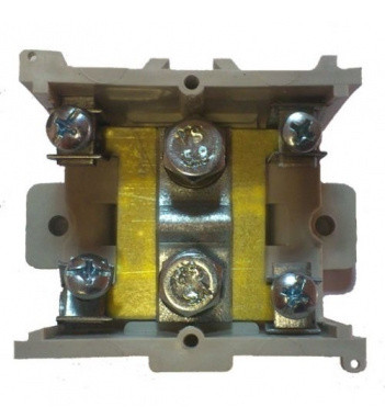 Клемма проходная КП 95Л (30) 1х95 мм.кв. / 4х16 мм.кв. с латунной контактной пластиной - фото №1