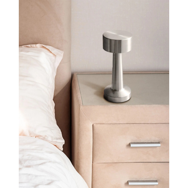 Настільна лампа з акумулятором Goldlux 328014 Simply LED 2700K+4000K+6500K IP20 чорна - фото №1