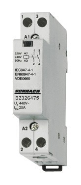 Модульний контактор Schrack BZ326475 230В АС 2НО 25А