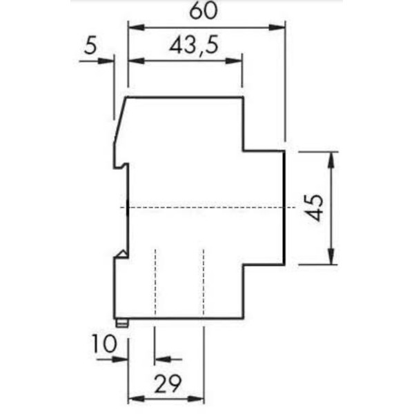 Модульний контактор Schrack BZ326475 230В АС 2НО 25А - фото №2