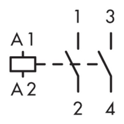 Модульний контактор Schrack BZ326475 230В АС 2НО 25А - фото №3