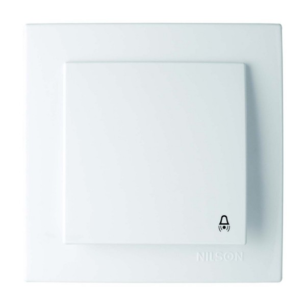 Вимикач Nilson Touran білий кнопка ( 24111012 )