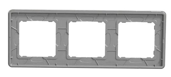 Трехпостовая рамка Schneider Electric Sedna Elements искусственное белое стекло SDD360803 - фото №3