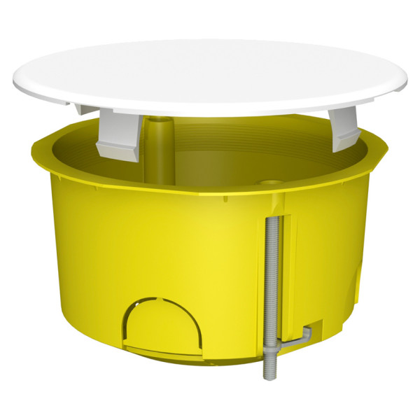 Монтажна коробка для порожніх стін Plank Electrotechnic BOXES MB102 (PLK6002400) типу МВ 80х45мм (жовта)