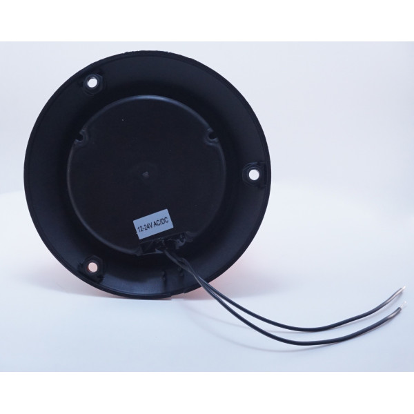 Мультифункціональний проблисковий маяк EMAS IT120Y024 Ø120 24В AC/DC жовтий - фото №3