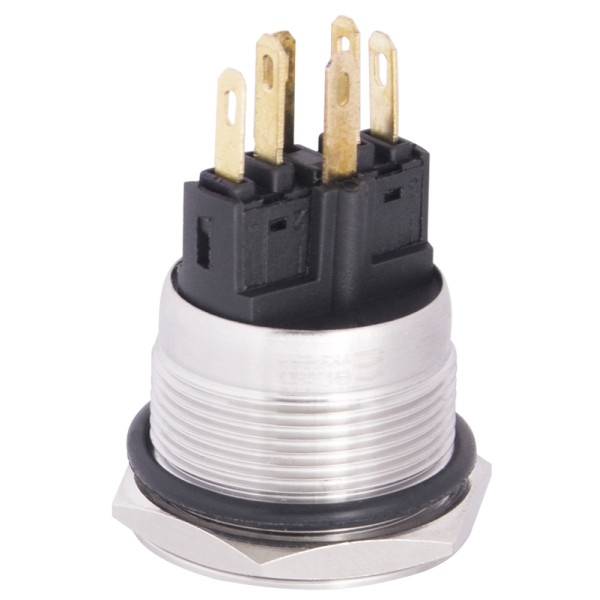 Кнопка Аско-Укрем TYJ 22-271 1NO+1NC 24В з підсвічуванням жовта (A0140010140) - фото №3