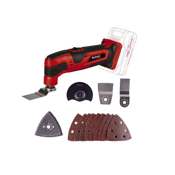 Багатофункціональний інструмент EINHELL 4465170 TC-MG 18 Li-Solo 11000-20000 об/хв - фото №2