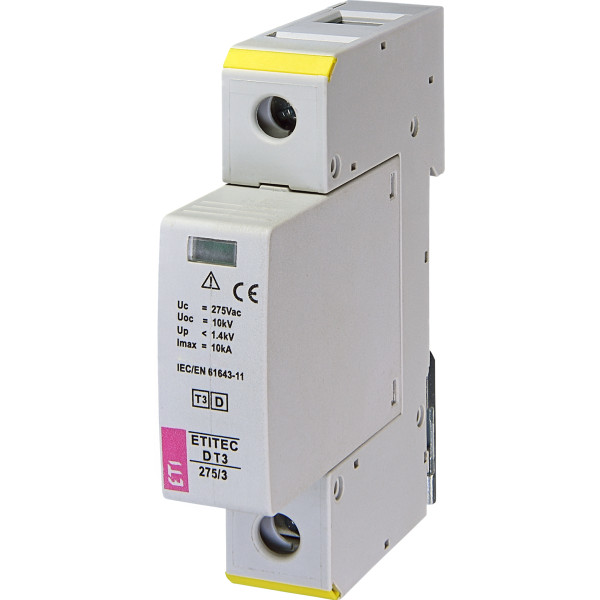 Ограничитель перенапряжения ETI 002440417 ETITEC D T3 275/3 (1+0) 1p
