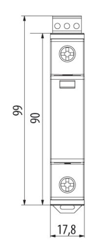 Ограничитель перенапряжения ETI 002440417 ETITEC D T3 275/3 (1+0) 1p - фото №1