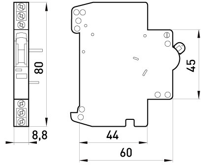 Блок дополнительных контактов E.Next e.industrial.acs.znh.20 (i0240001) - фото №1