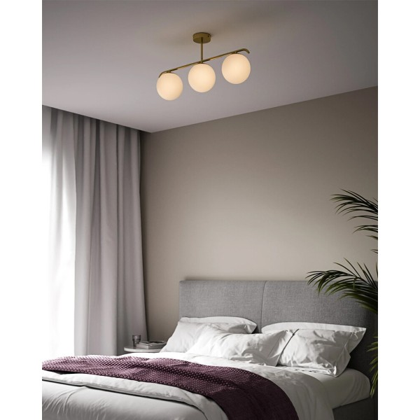 Люстра Nordlux 2010583035 Grant E14 3x25W IP20 латунна - фото №1