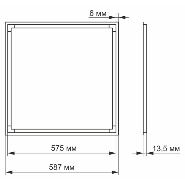 LED панель Videx Art 40Вт 4100K (VL-PA404W) - фото №2