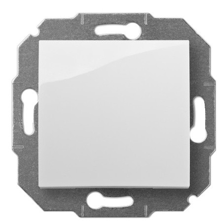 Одноклавішний вимикач Elektro-Plast Carla 1710-10 (білий)