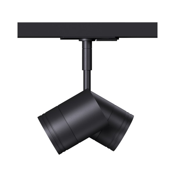 Трековий світильник Kloodi KD-5050/02-2L-BK Track GU10 IP20 чорний - фото №2