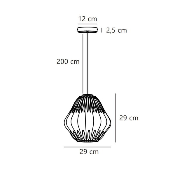 Подвесной светильник, люстра Nordlux 2612343001 Maluca E27 1x15W IP20 белый - фото №4