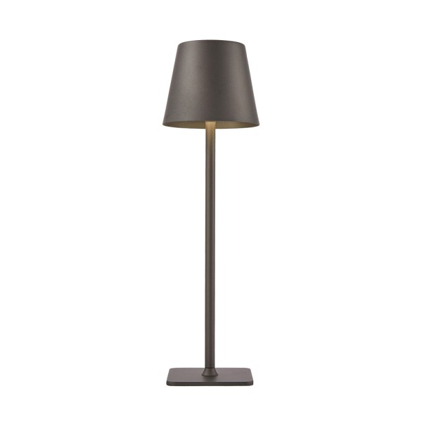 Настільна лампа з акумулятором Italux TB-2821-GR Atlis LED 1x5W 3000-6500K 300Lm IP54 графітова