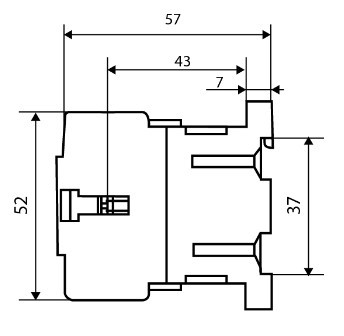 Мініконтактор Аско-Укрем ПМ 0-09-01 M7 220В LC1-K0901 (A0040010038) - фото №5