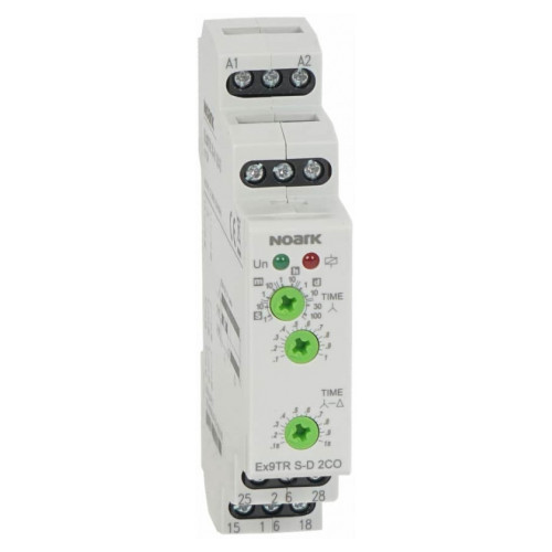 Реле часу NOARK Ex9TR S-D 2CO зірка-трикутник 2CO 12-240В AC/DC (111730)