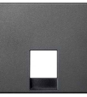 Центральна панель телефонної розетки RJ12 антрацит Merten, MTN463514