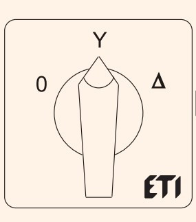 Кулачковий перемикач ETI 004773132 CS 16 12 U («OY-Δ» 16А) - фото №3