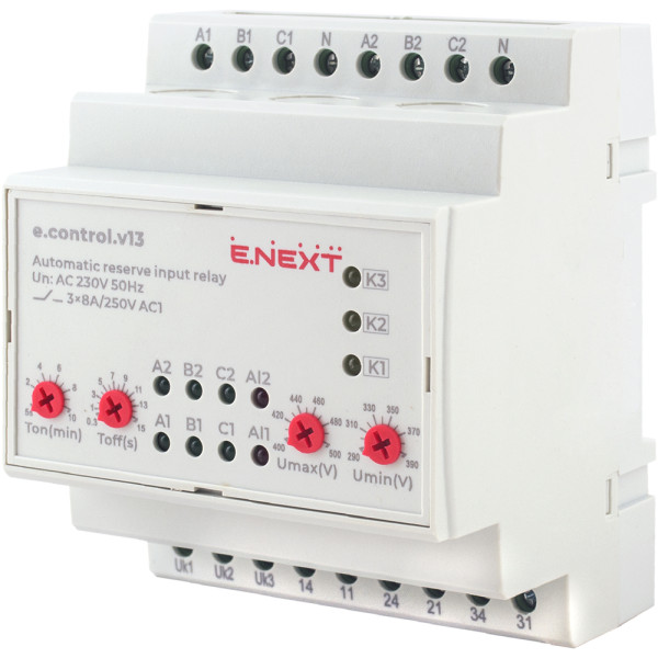 Секционное реле автоматического ввода резерва E.Next e.control.v13 (p0690023)