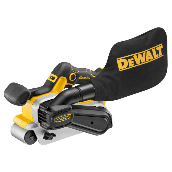 Ленточная бесщеточная шлифмашина DeWALT DCW220NT XR Li-lon 18В размер ленты 75х533мм - фото №5