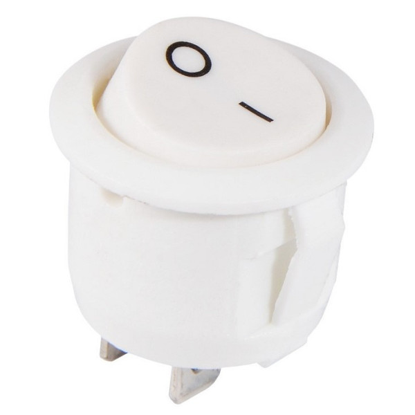 Перемикач TNSy KCD1-8-102 W/W круглий білий (TNSy5500746)