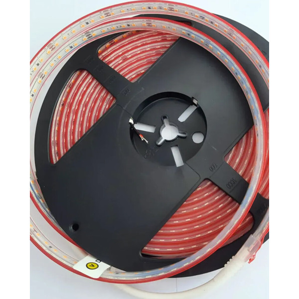 Светодиодная лента D8120-12V-8mm-WW 8W 5m LED 3000K 849Lm IP67 - фото №2