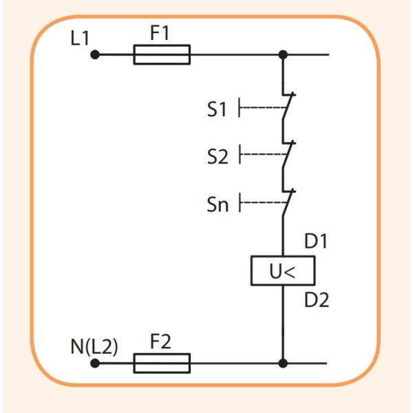 Расцепитель минимального напряжения ETI 004648028 URMPE-U (400V) - фото №3