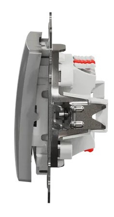 Двоклавішний вимикач Schneider Electric Sedna Design & Elements алюміній SDD113105 - фото №3