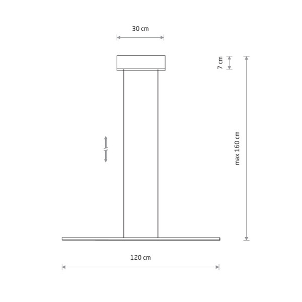 Подвесной светильник, люстра Nowodvorski 10847 Bar LED S 1x27W 4000K 1300Lm IP20 черный - фото №2