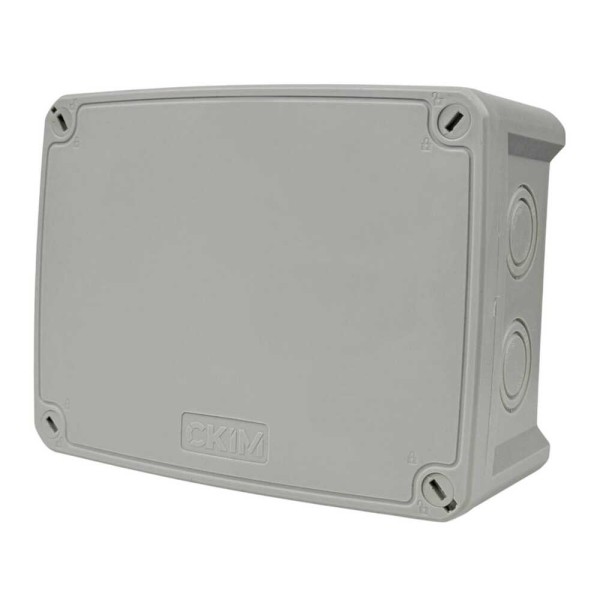 Коробка розподільча СКІМ K160 163х123х68 без отворів сіра IP67 ( B1102014 )