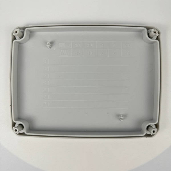 Коробка розподільча СКІМ K160 163х123х68 без отворів сіра IP67 ( B1102014 ) - фото №5