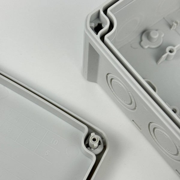 Коробка розподільча СКІМ K160 163х123х68 без отворів сіра IP67 ( B1102014 ) - фото №6