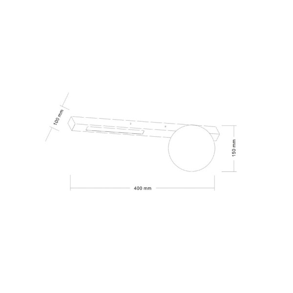 Бра, настенный светильник Zuma Line 5905316670747 Lund G9+LED 2x40W+6W 4000K 360Lm IP20 черный - фото №1